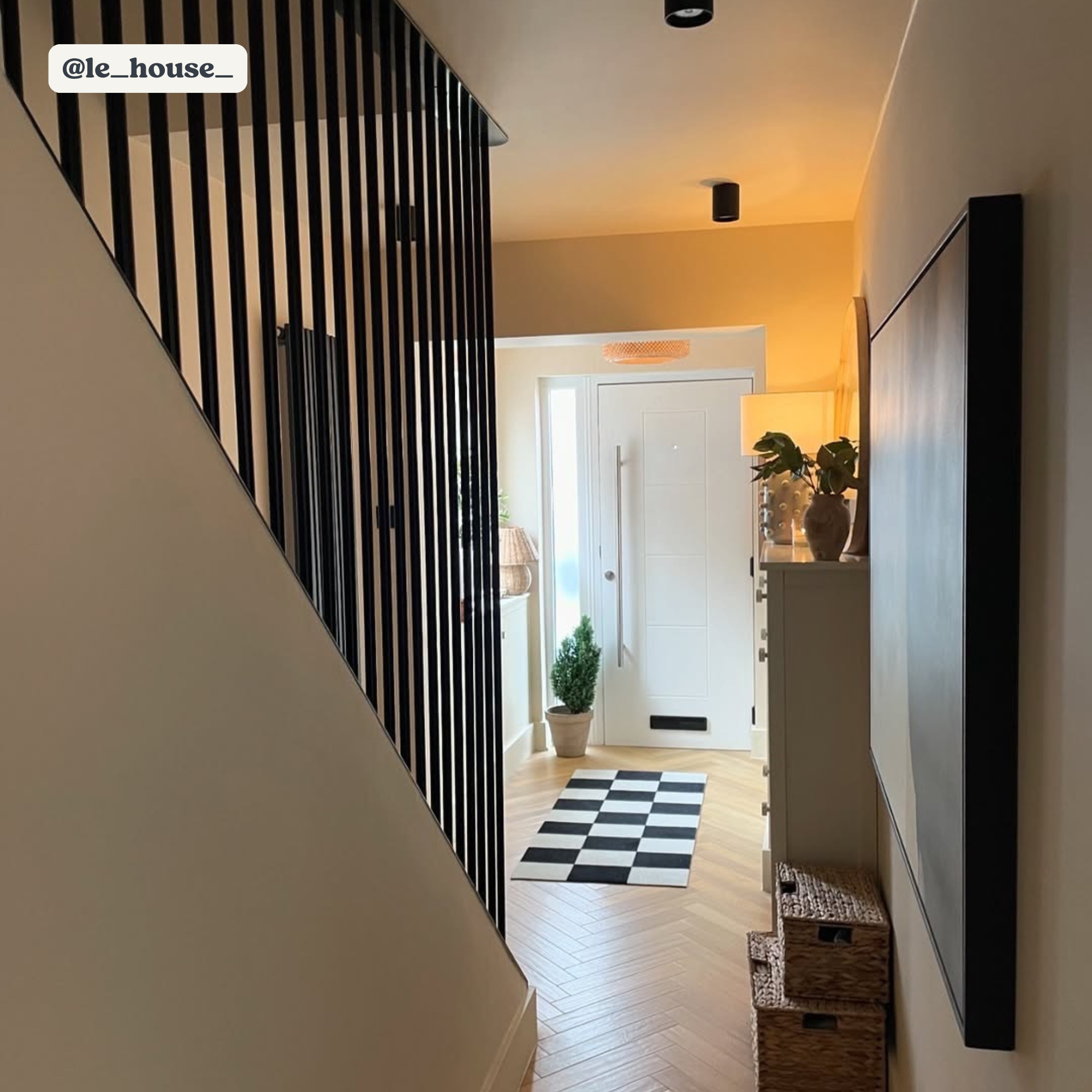 Mattify x Le House Runner | Checkerboard In Jet Black