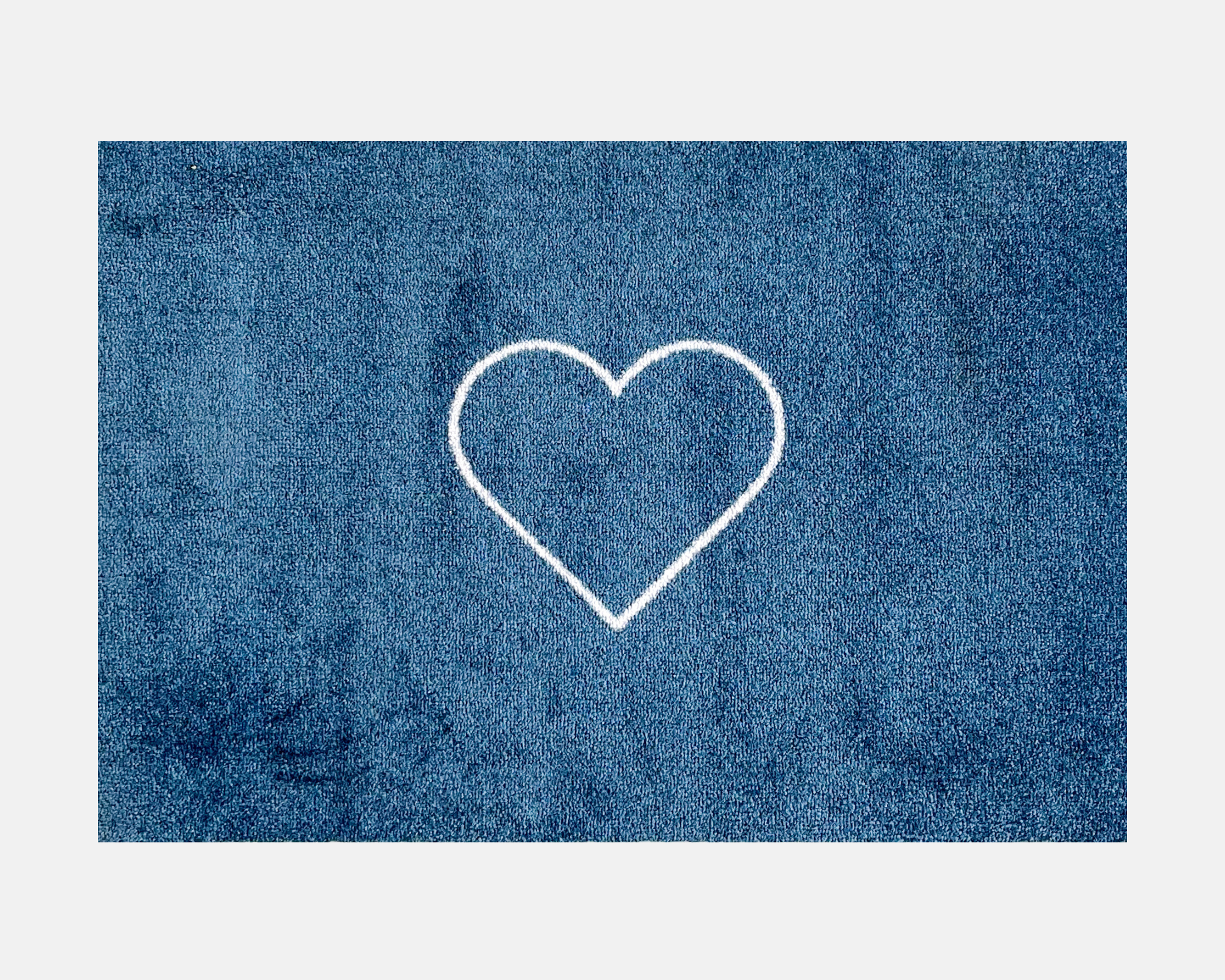 Heart Doormat | Denim | Standard