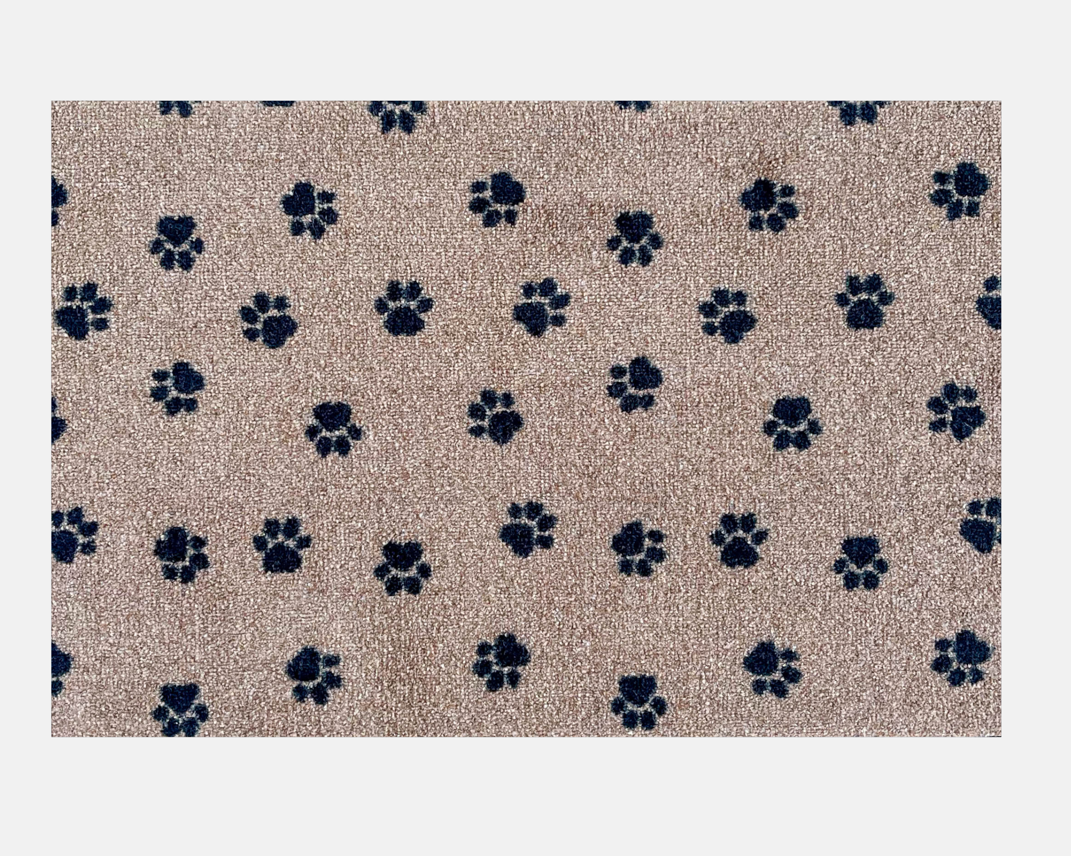 Paw Print Doormat | Beige 50x75cm