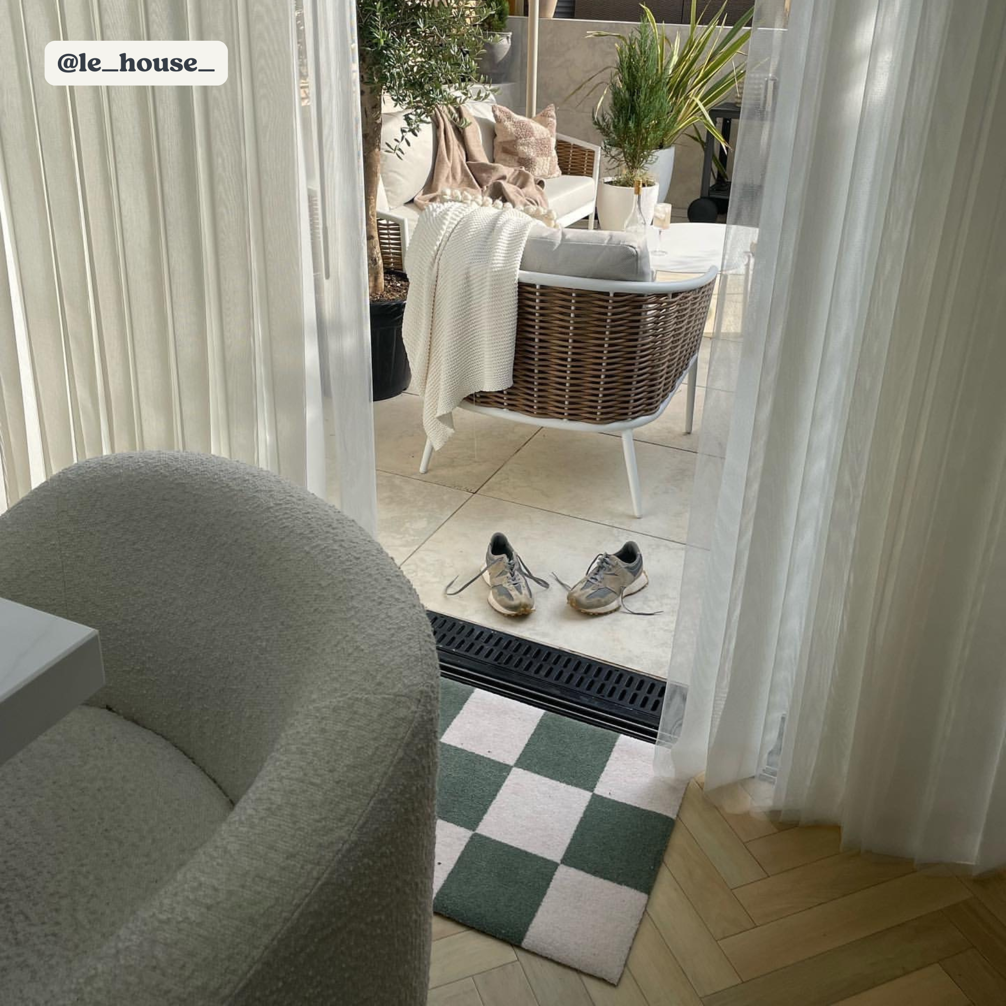 Mattify x Le House | Checkerboard in Laurel