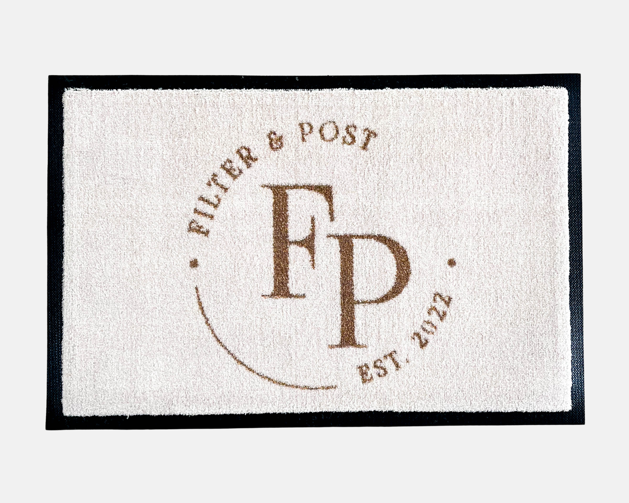 Logo Doormat - Cream