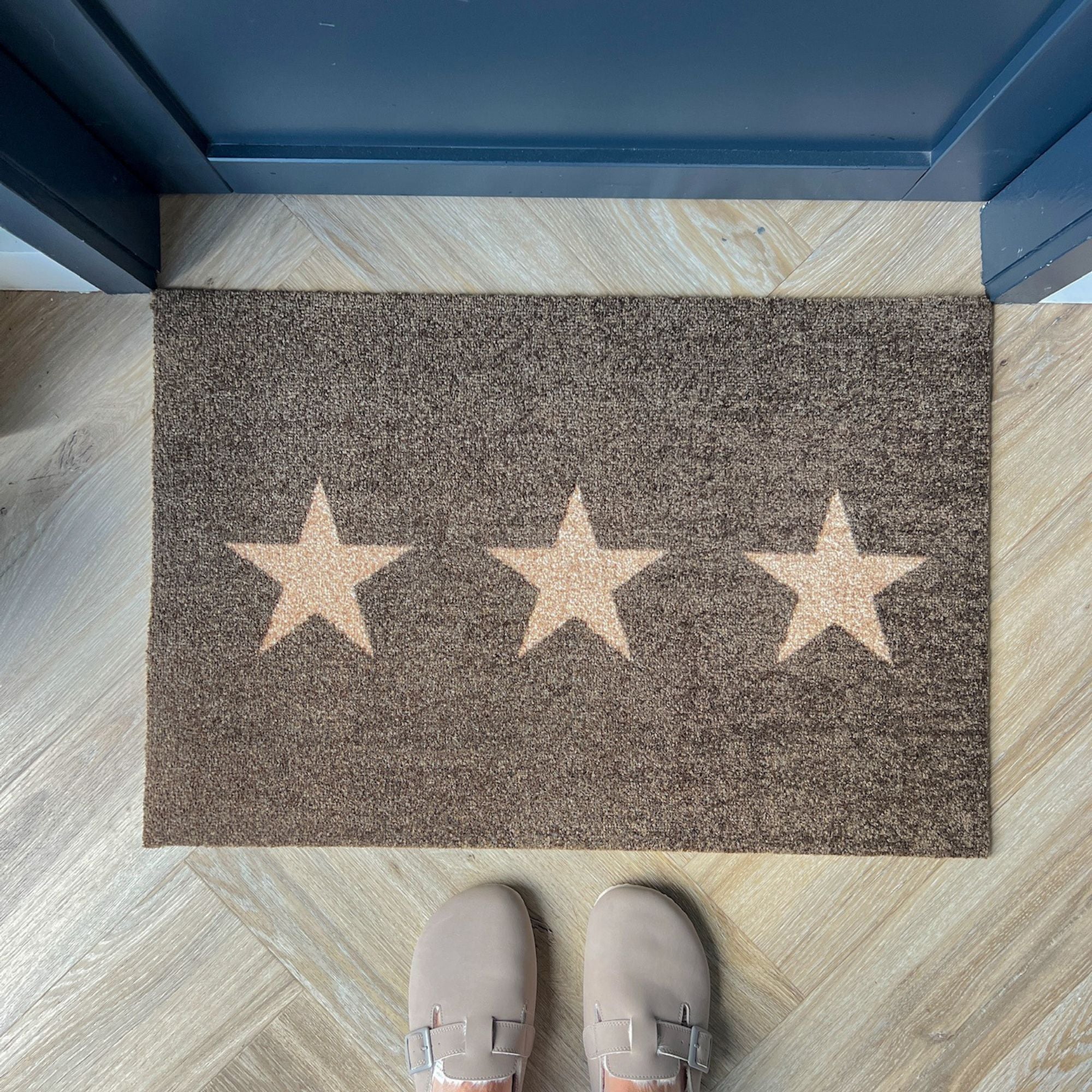 Star Trio Doormat | Mocha