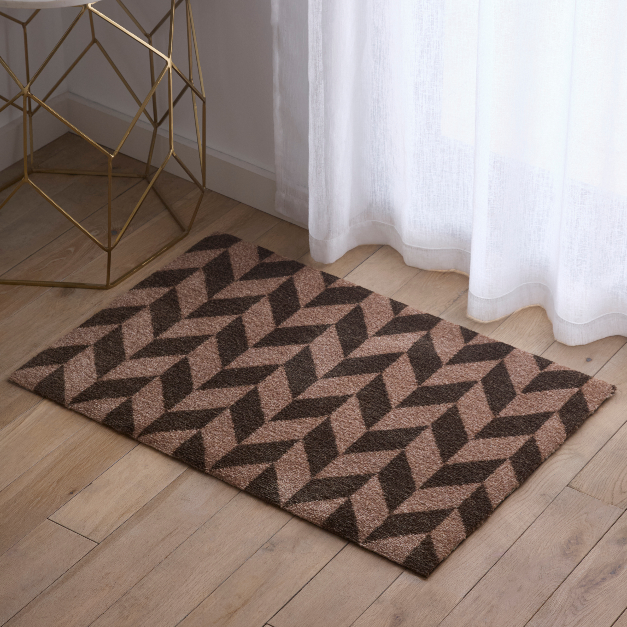 Herringbone Doormat - Mocha