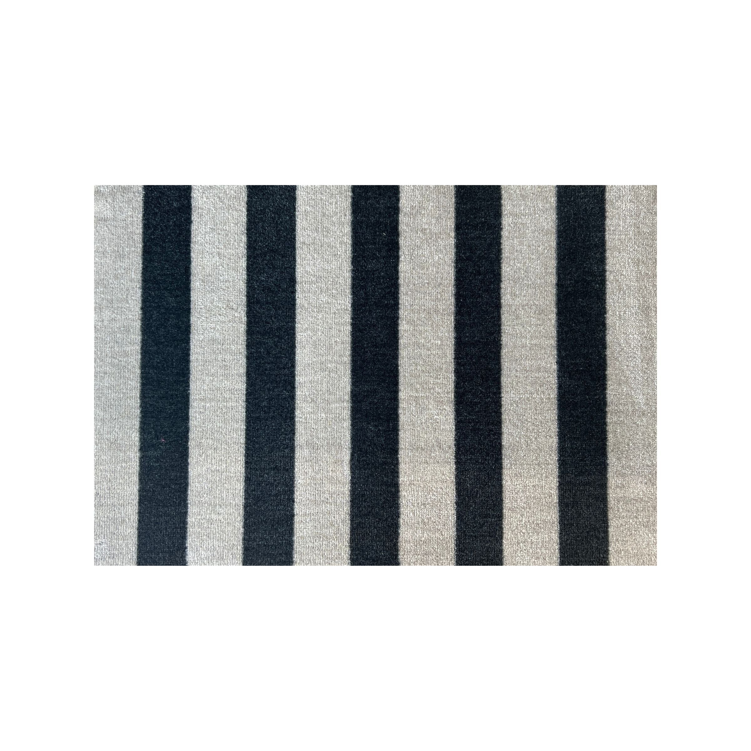 Core Doormat | Beige & Grey Stripe