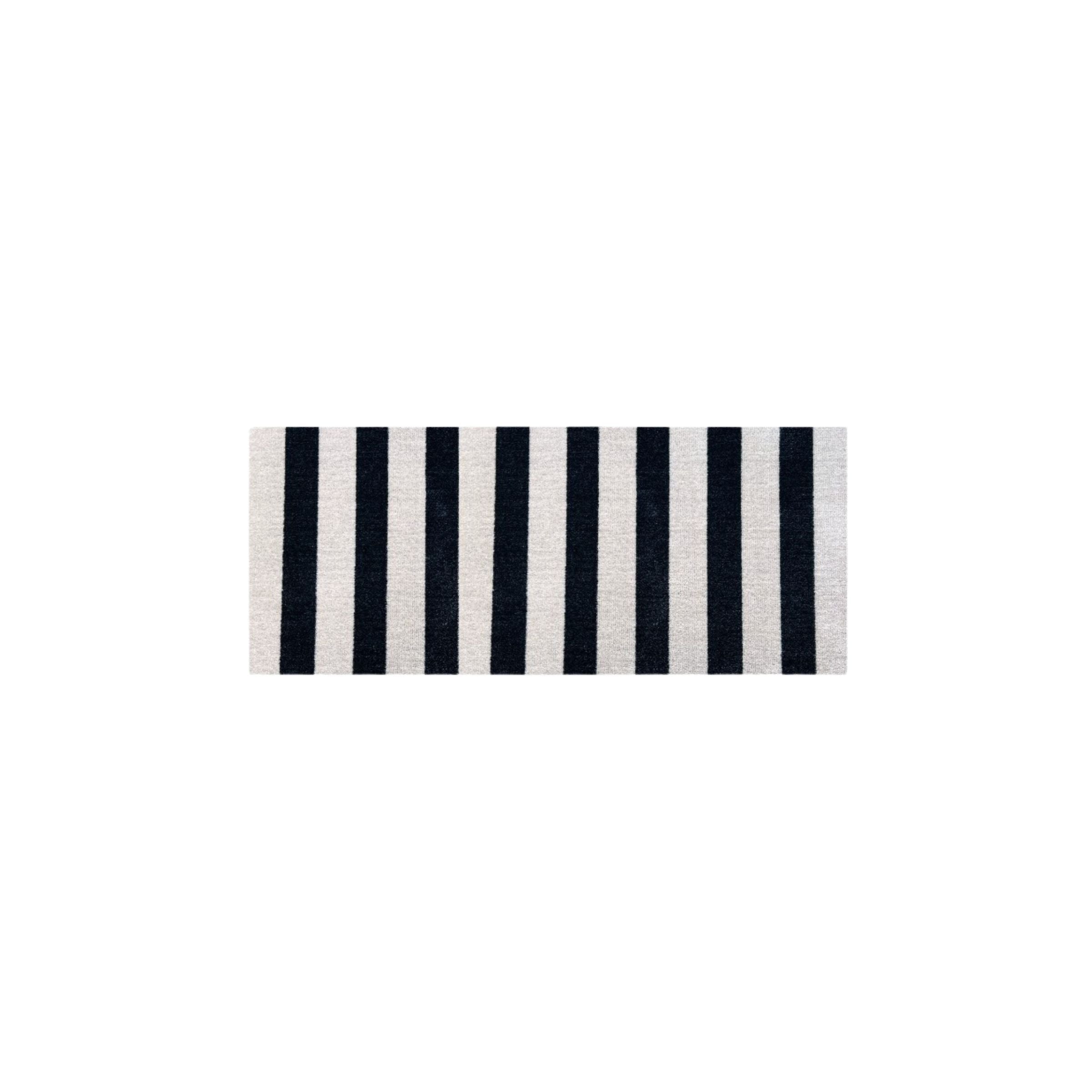 Width Width Doormat - Beige & Grey Stripe