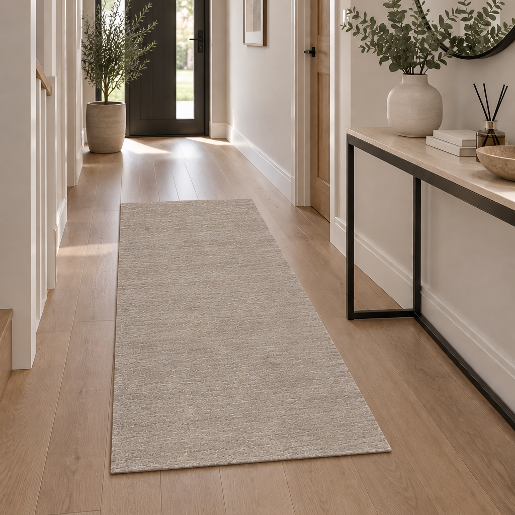 Greige Runner shown in hallway