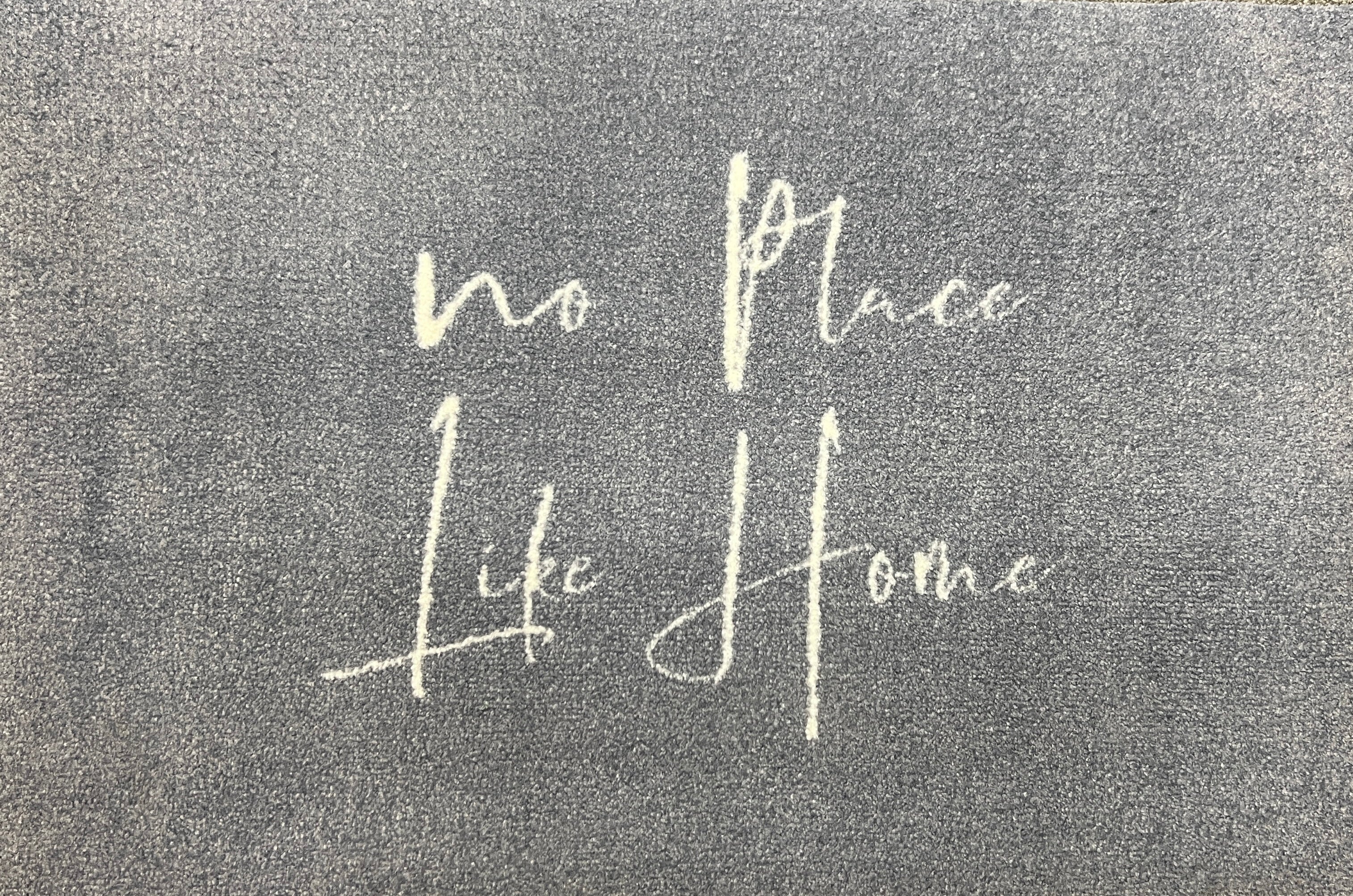 No Place Like Home Doormat | Grey