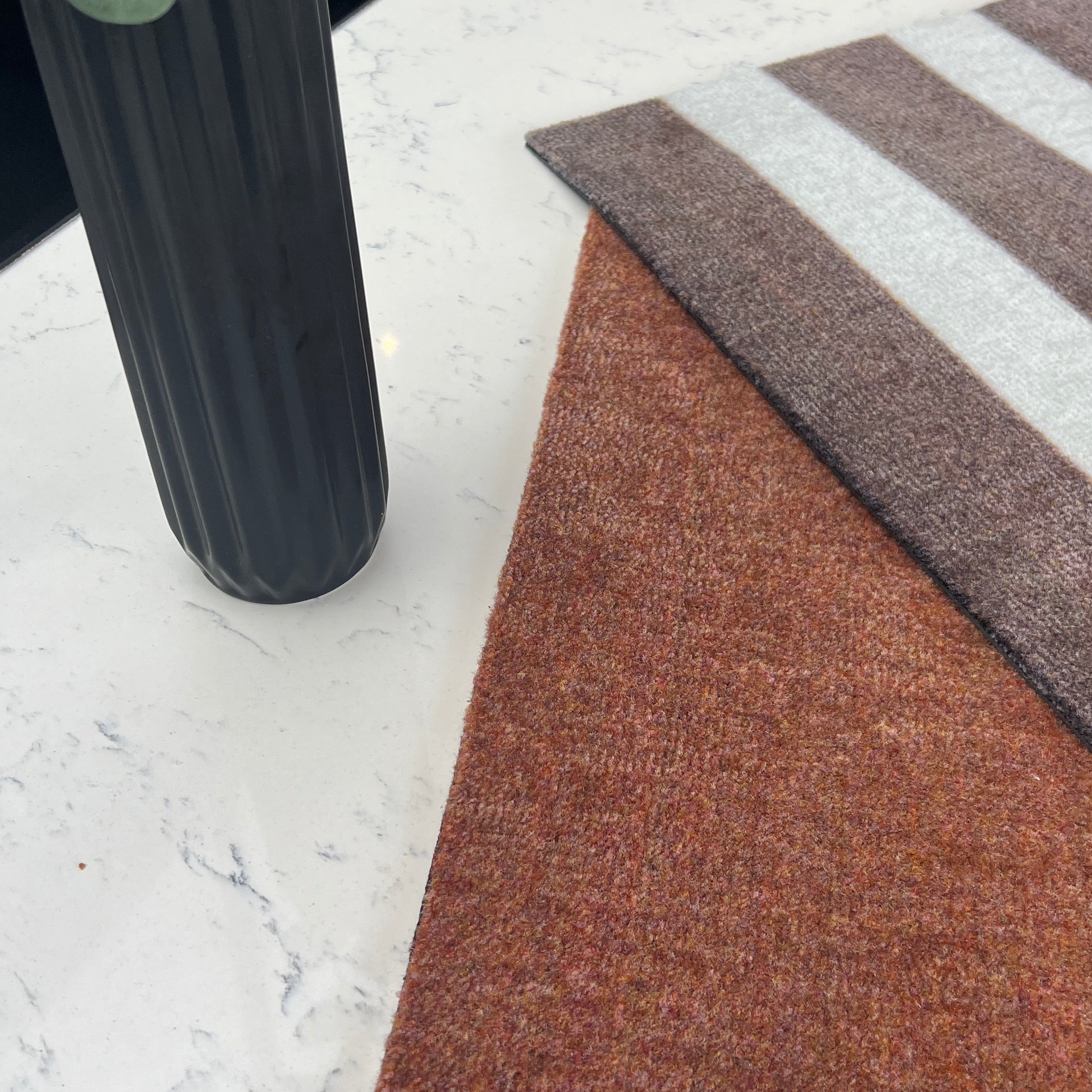 Core Doormat | Chestnut & Vanilla Stripe