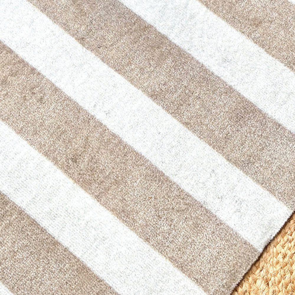 Sand & Vanilla Stripe Doormat