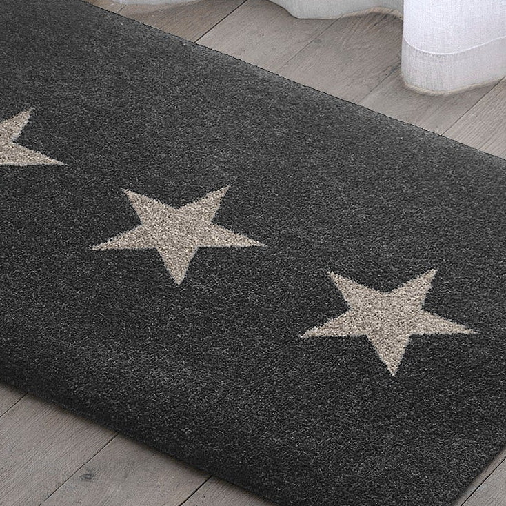 Star Trio Doormat | Dark Grey