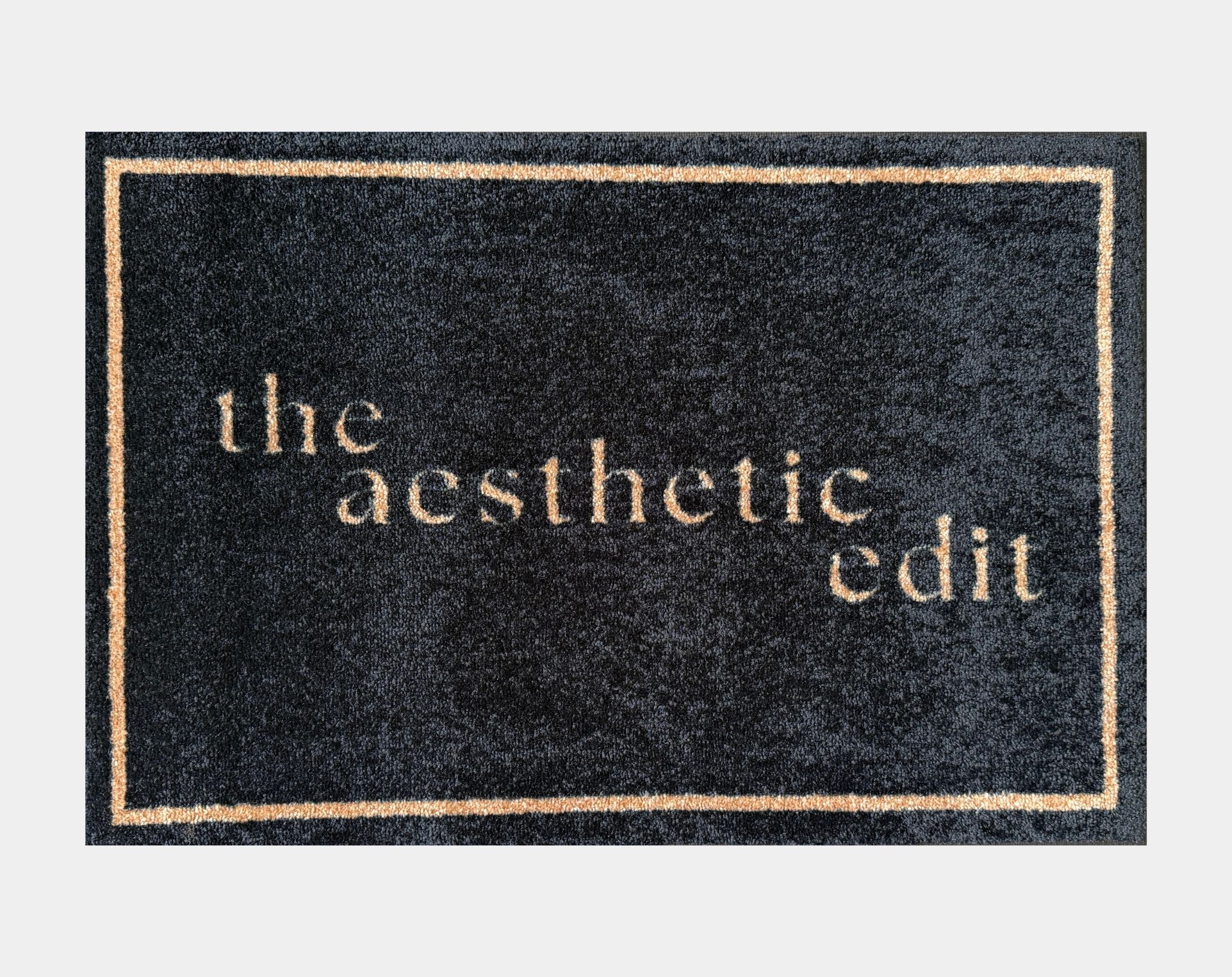 Logo Doormat - Black