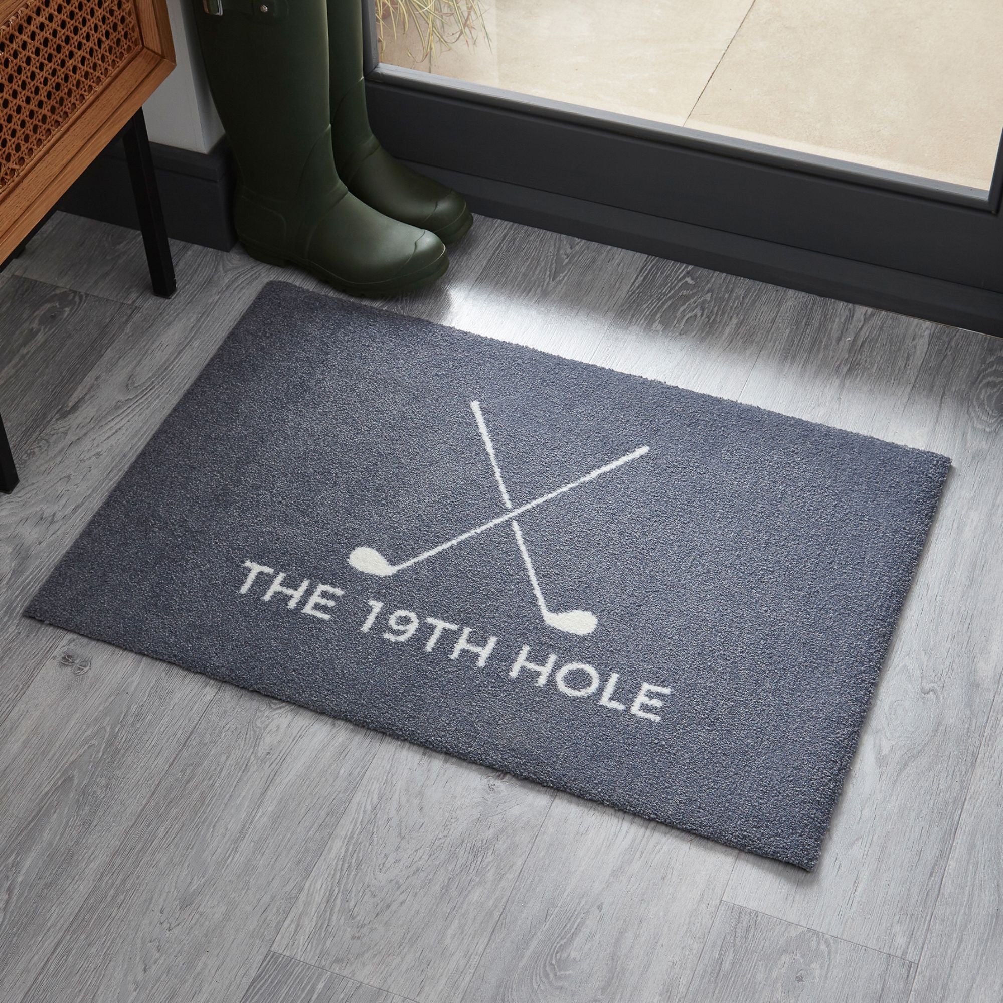 Golf Personalised Doormat | Grey