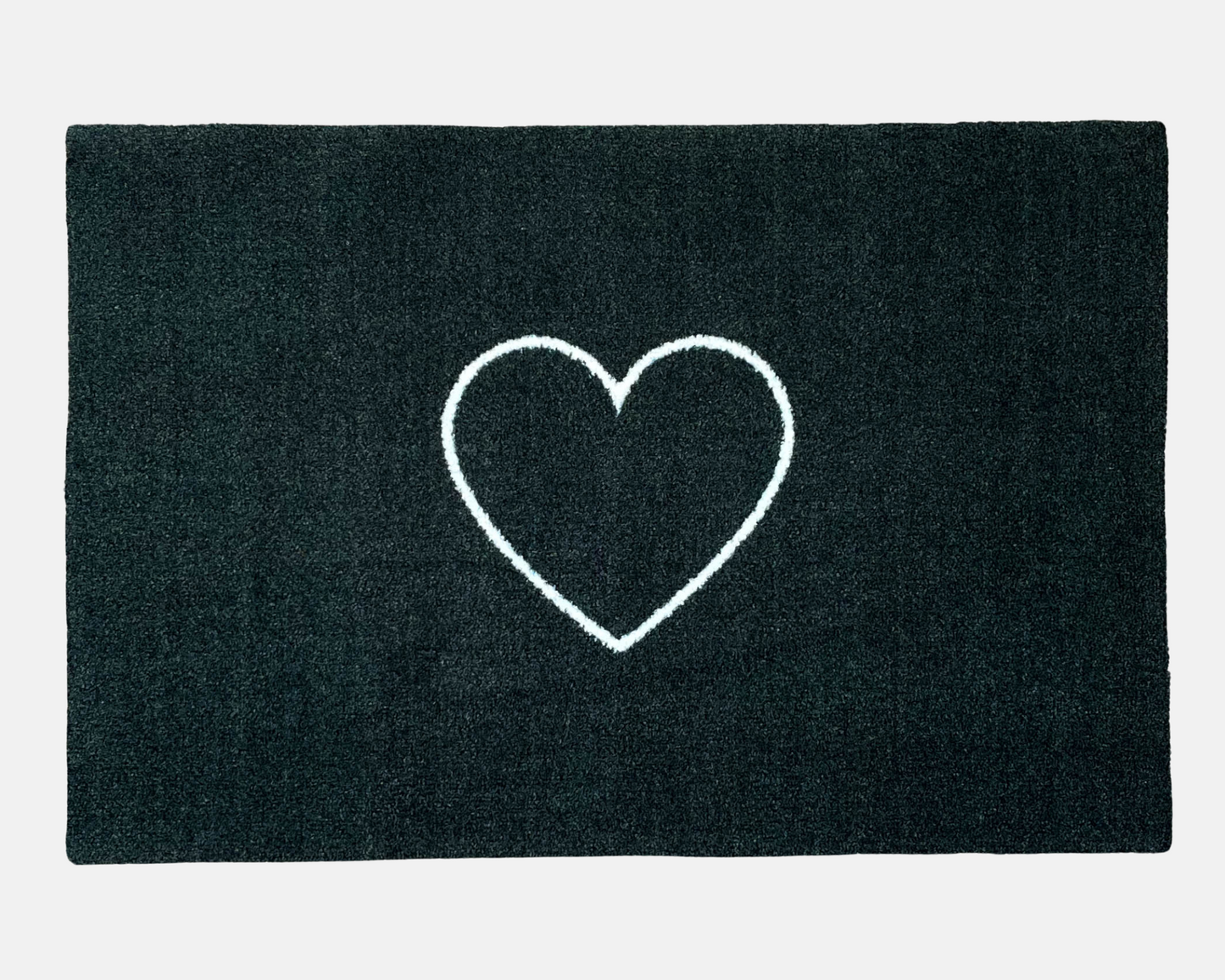 Heart Doormat | Forest Green