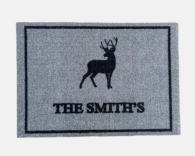 Personalised Stag Doormat - 50 x 75cm