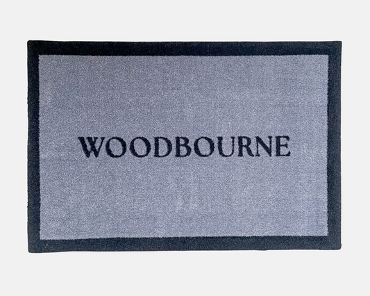 OUTLET: Personalised Doormat | Smoke Grey 'Woodbourne'