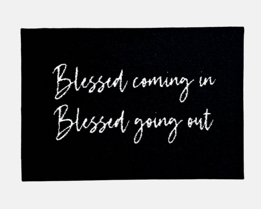 Blessed Doormat | Black