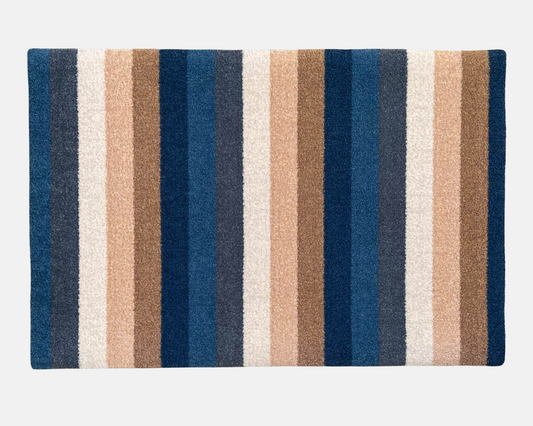 Blue Stripes Doormat