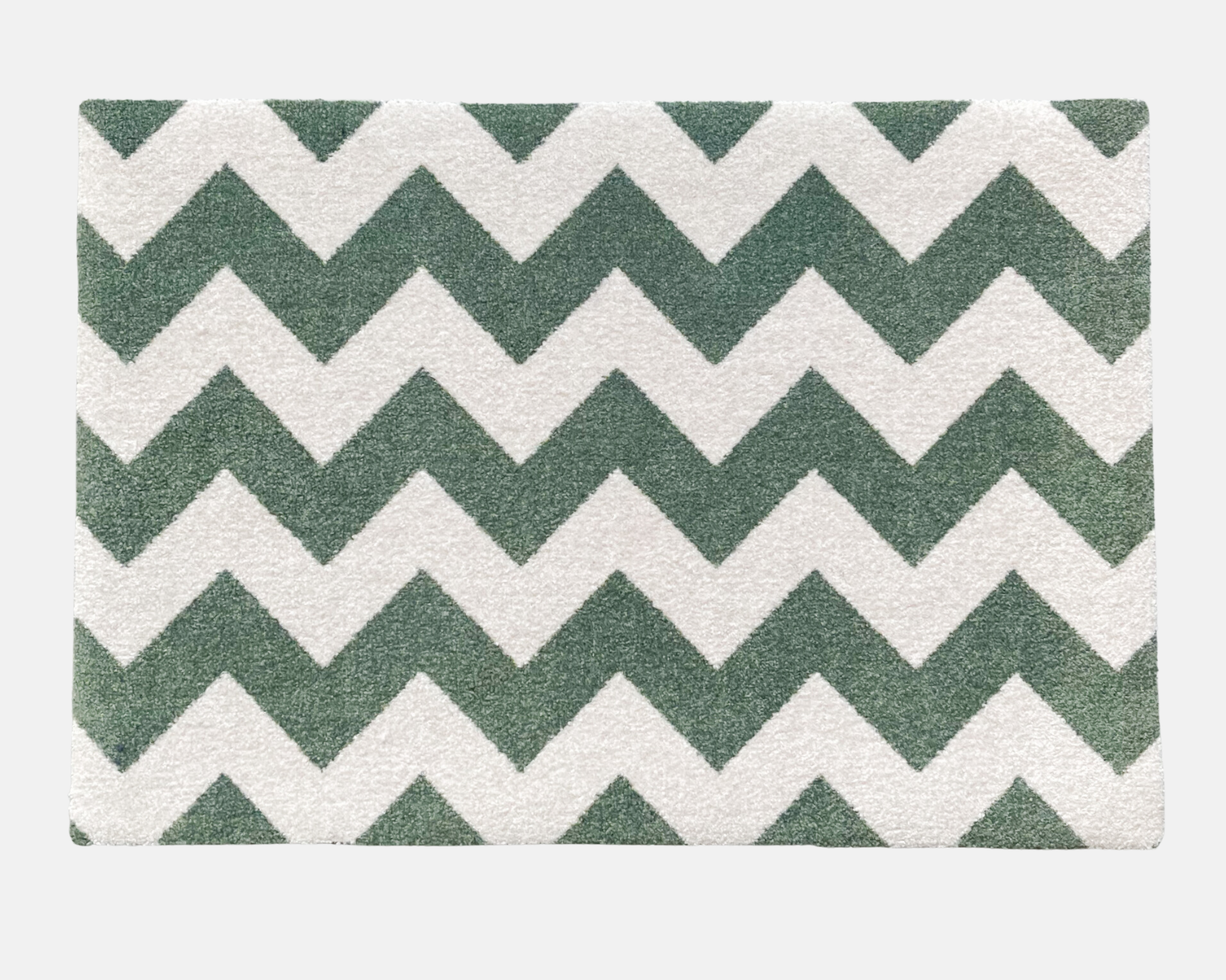 Chevron  | Sage Green & Vanilla 60 x 85cm
