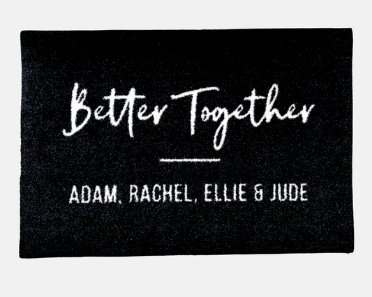 Better Together Personalised Doormat