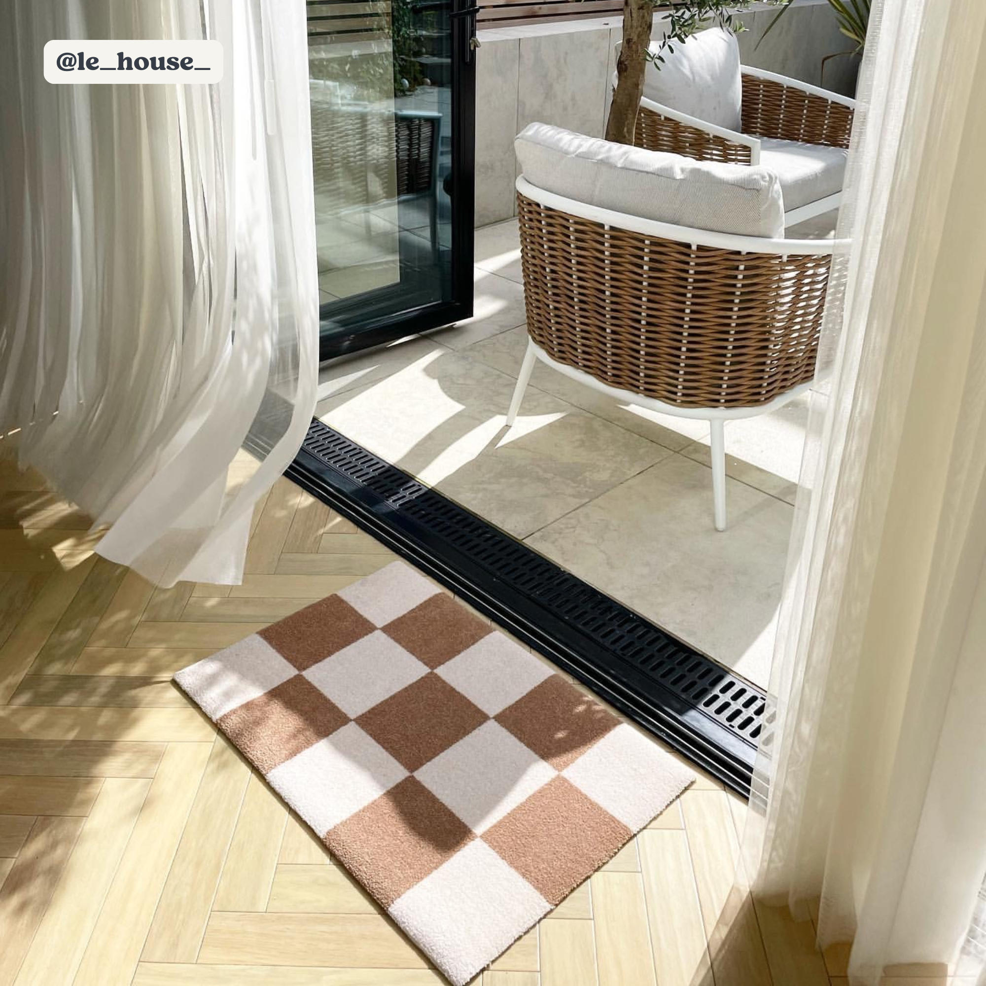 Mattify x Le House | Checkerboard in Cinnamon