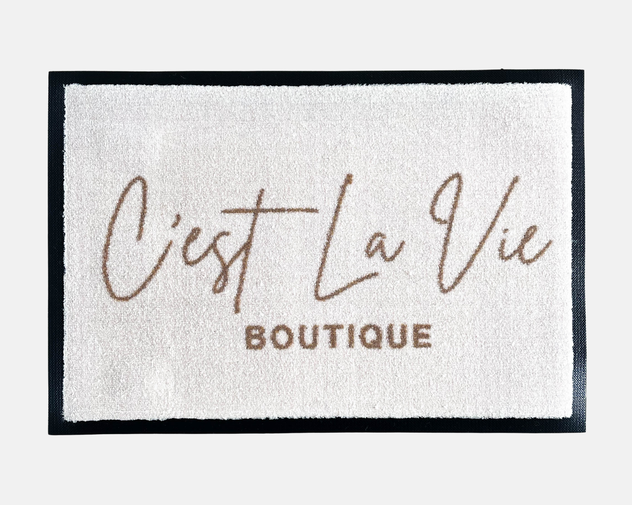 Logo Doormat - Cream