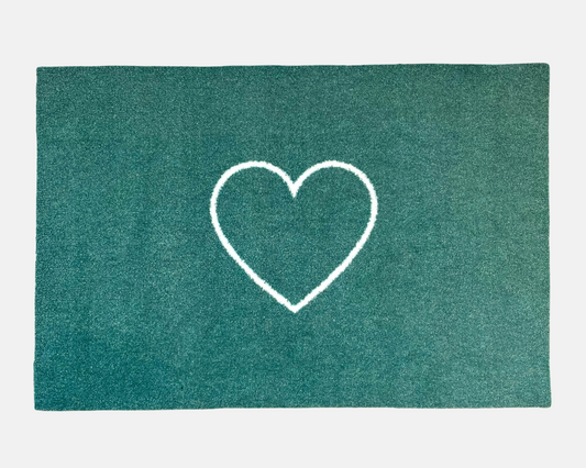 Heart Doormat | Pistachio Green