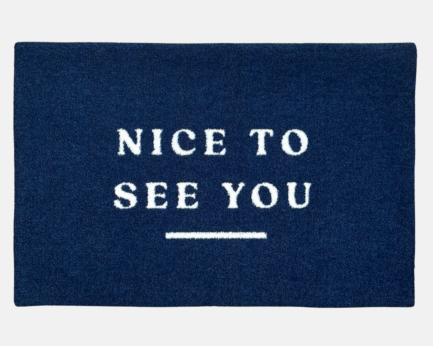 Nice To See You Doormat | Navy