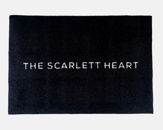 OUTLET: Personalised 'The Scarlett Heart' Doormat