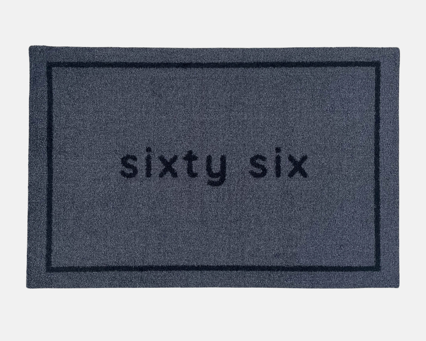 Door Number Personalised Doormat | Grey