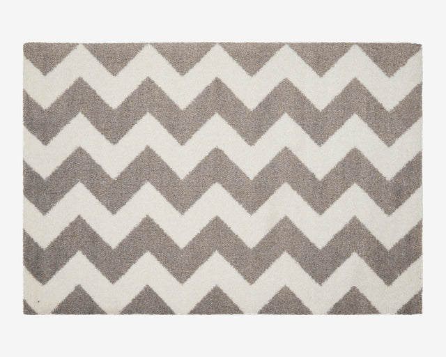 Chevron Doormat | Mink & Vanilla