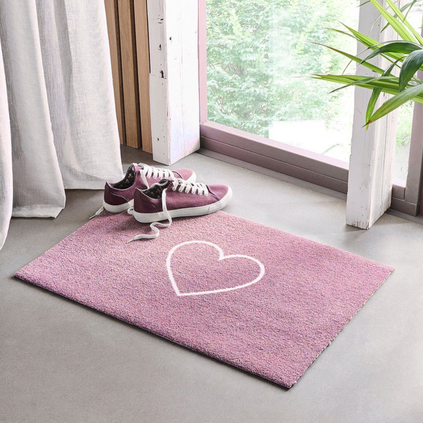Heart Doormat | Rose Pink
