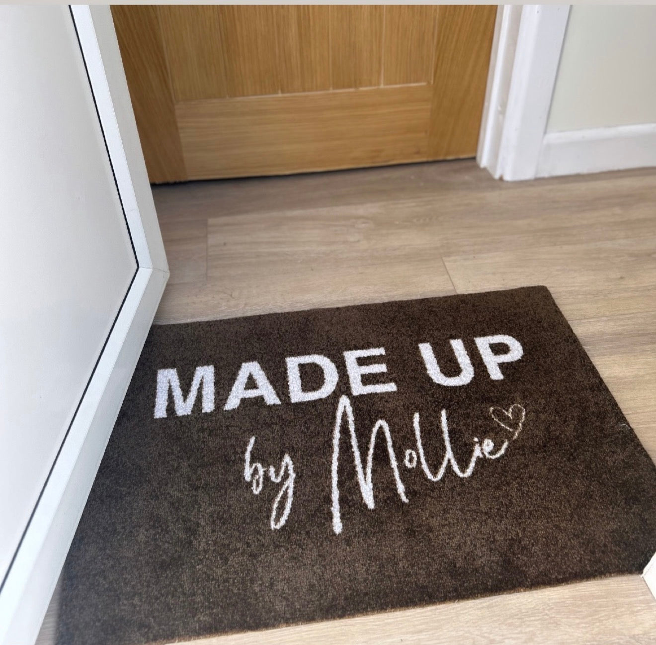 Logo Doormat - Chocolate Brown
