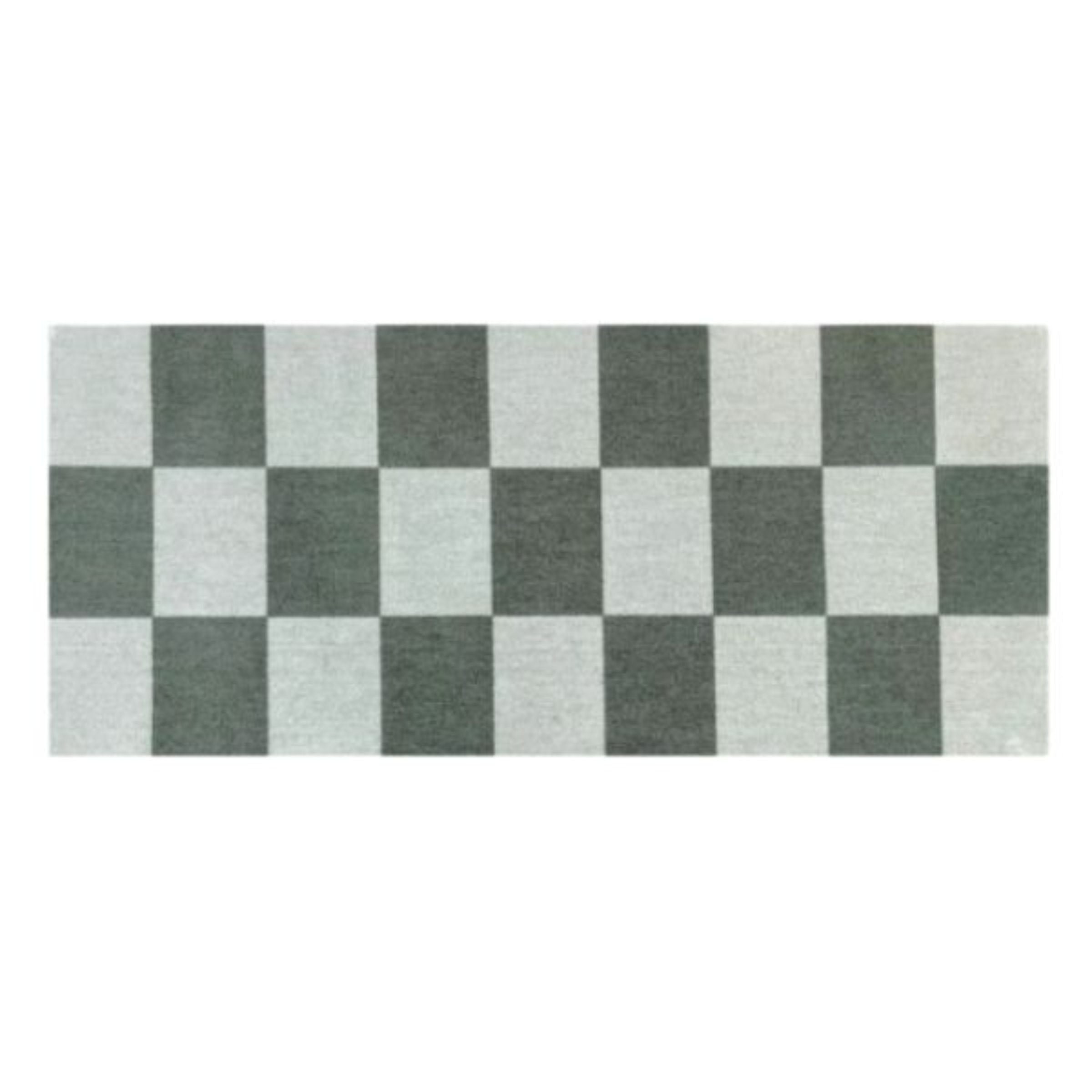 Width Width Doormat - Laurel Checkerboard