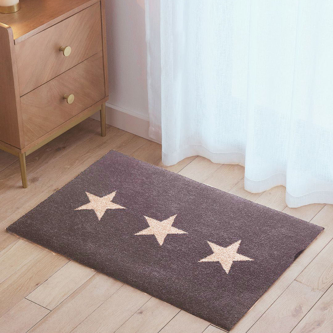 Star Trio Doormat | Mocha