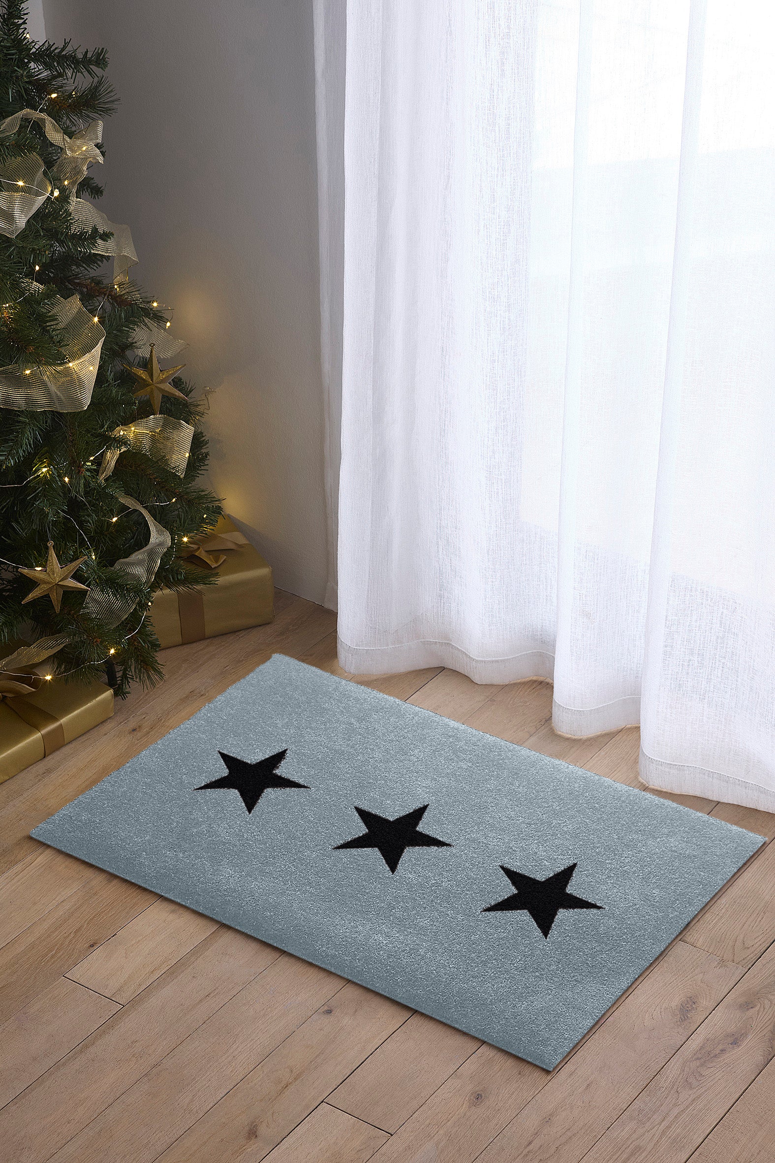 Scandi Star Doormat | Grey XL