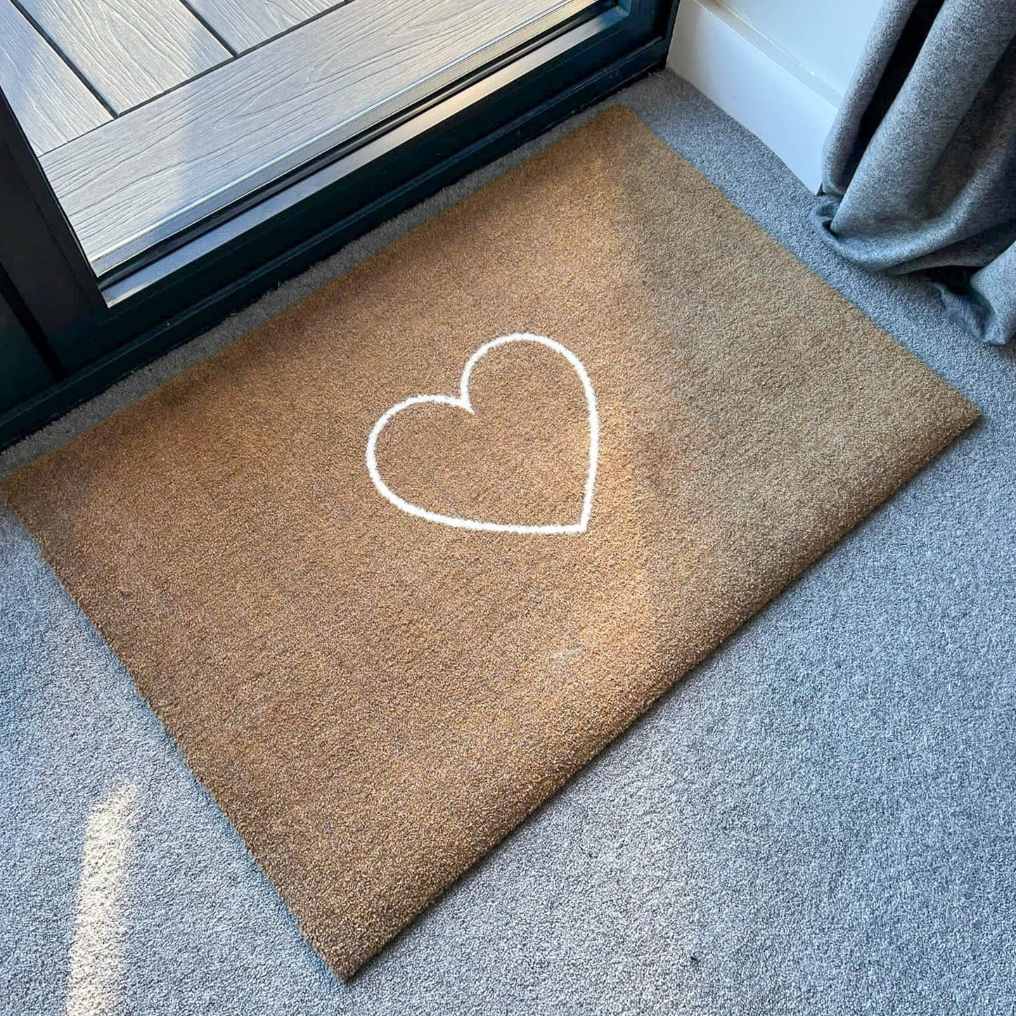 Heart Doormat | Tan