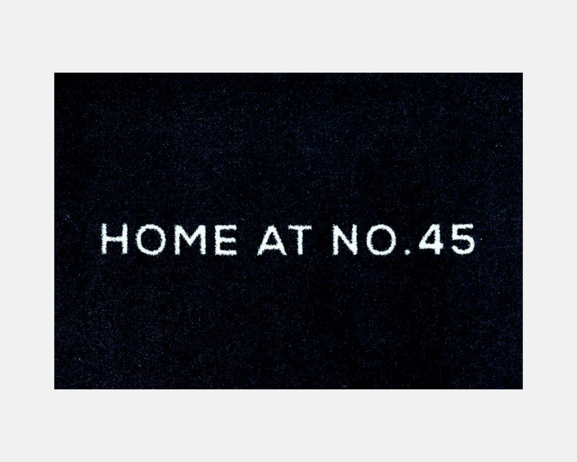 'Home At' Personalised Doormat