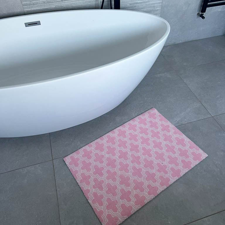 LIMITED EDITION Trellis Bath Mat | Pink Lemonade