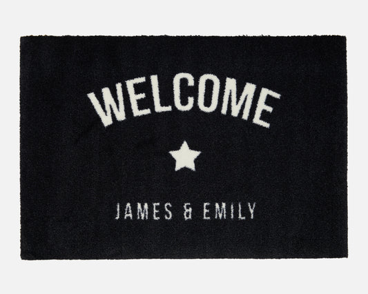 Welcome Star Personalised Doormat