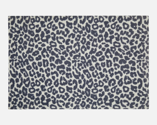 Grey Leopard Doormat