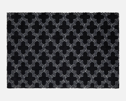Trellis Doormat | Black