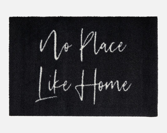 No Place Like Home Doormat | Black
