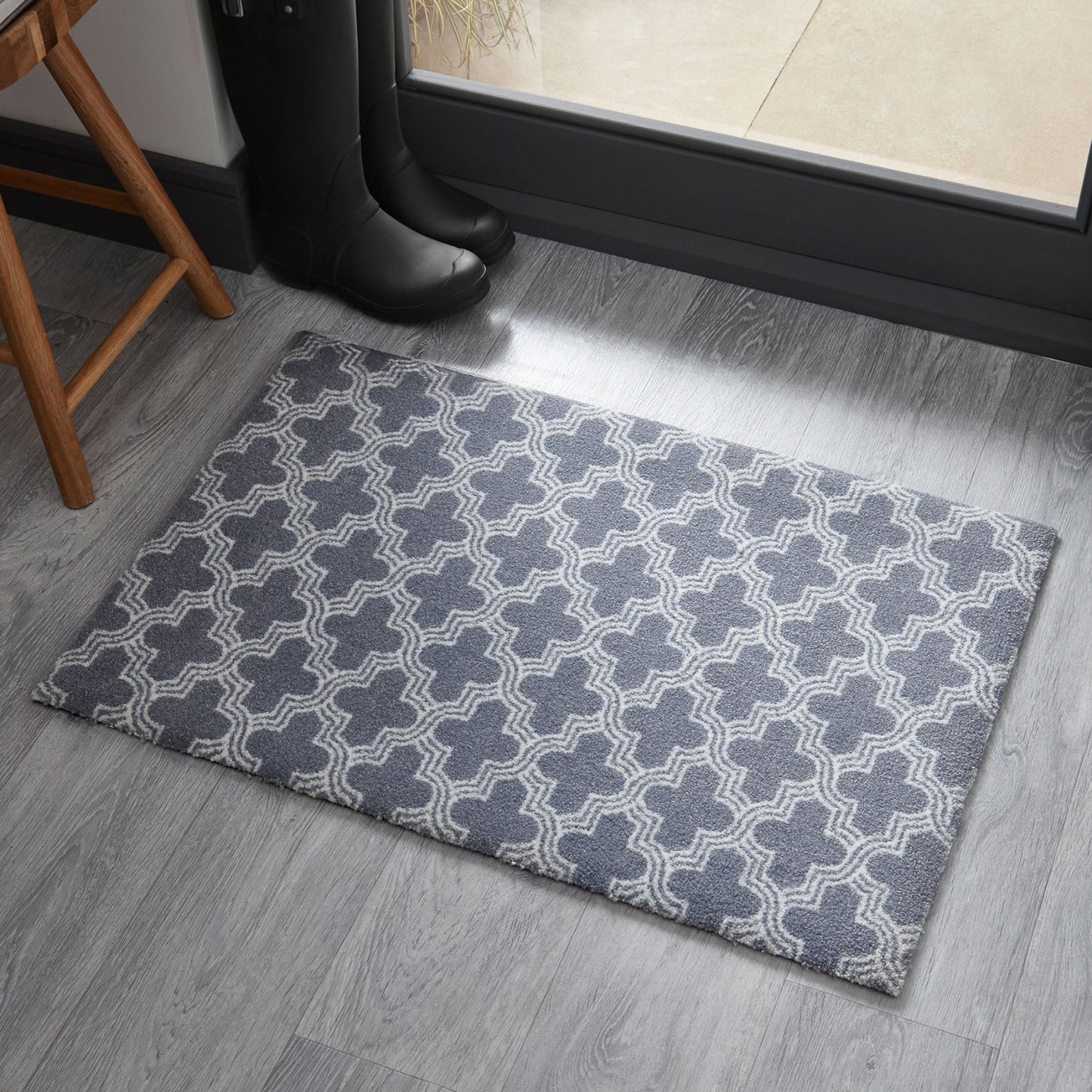 Trellis Doormat | Dove Grey