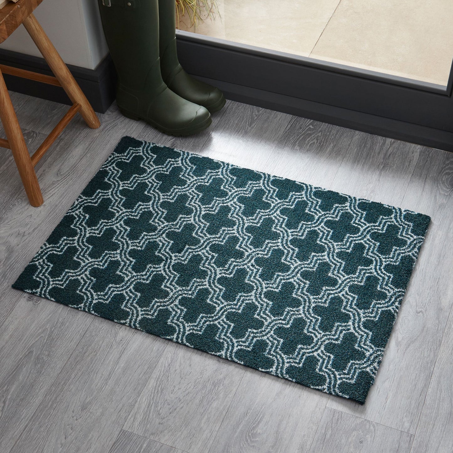 Trellis Doormat | Emerald
