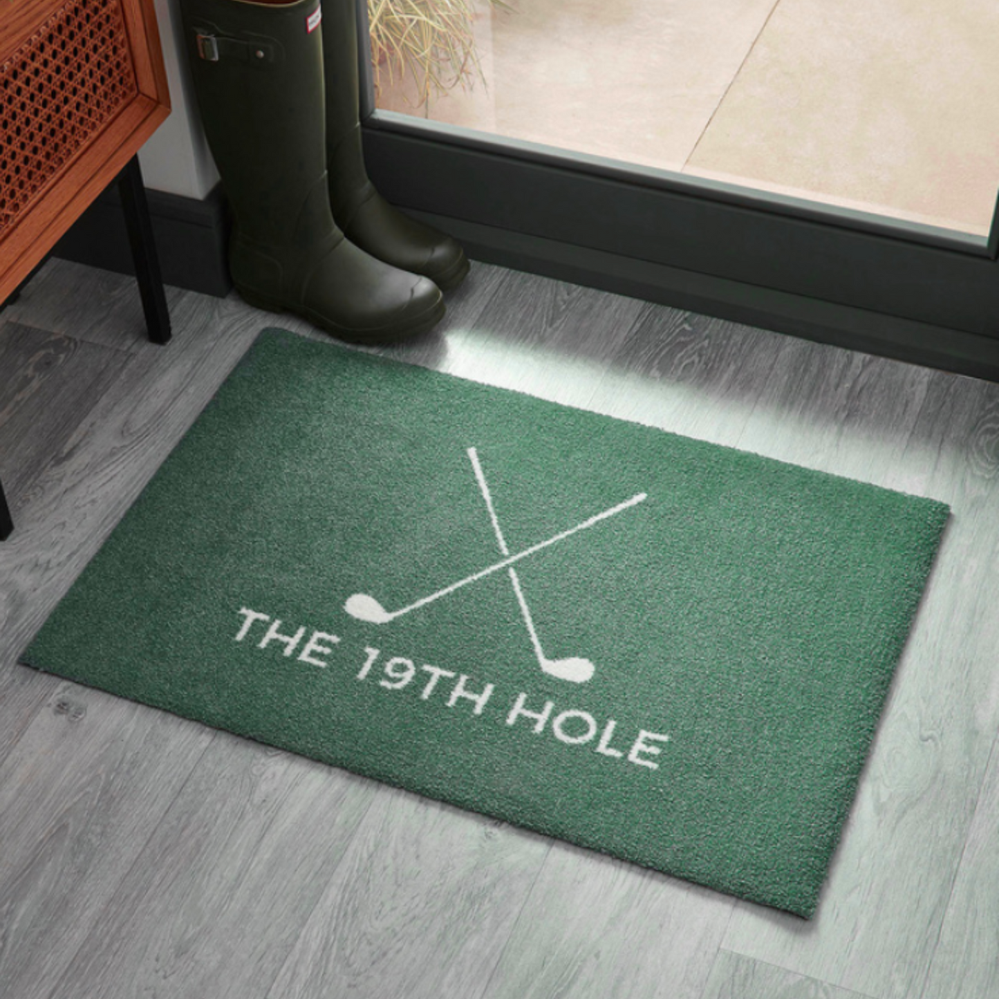 Golf Personalised Doormat | Green